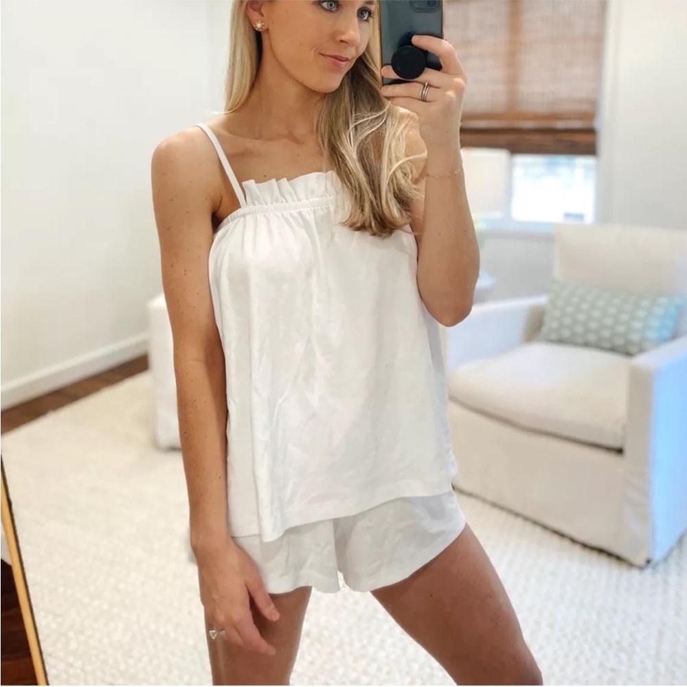 NWOT Lake White Pima Shorts Size L